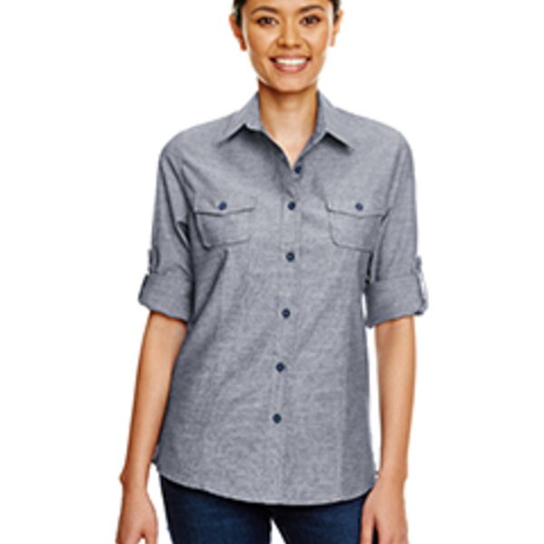 Ladies' Chambray Woven Shirt Thumbnail