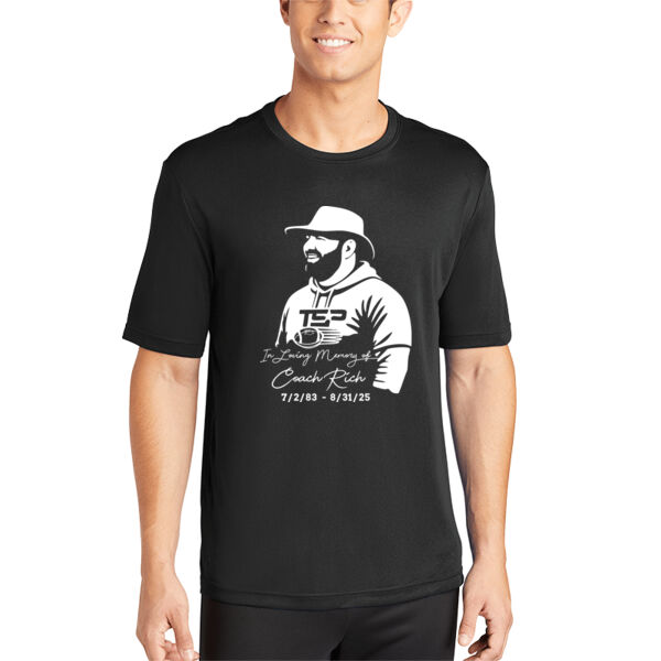 In Loving Memory of Coach Rich – Dri-Fit Tribute T-Shirt Thumbnail