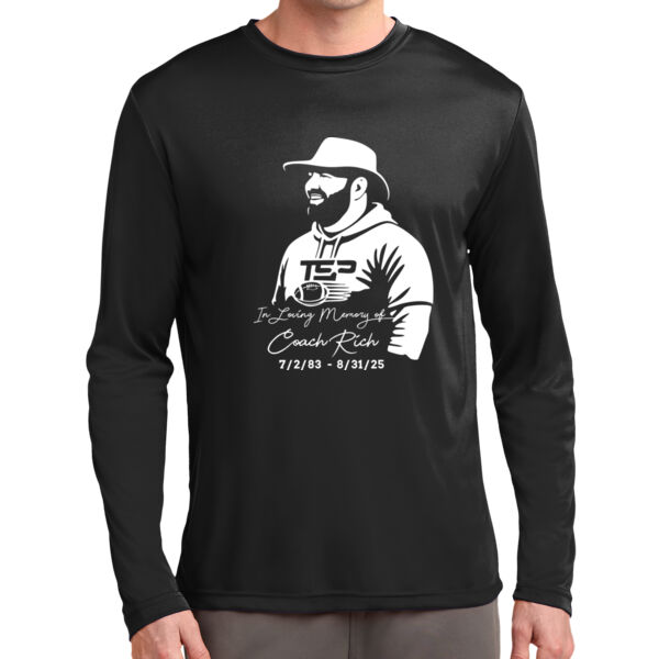 In Loving Memory of Coach Rich – Dri-Fit Long Sleeve Tribute Shirt Thumbnail