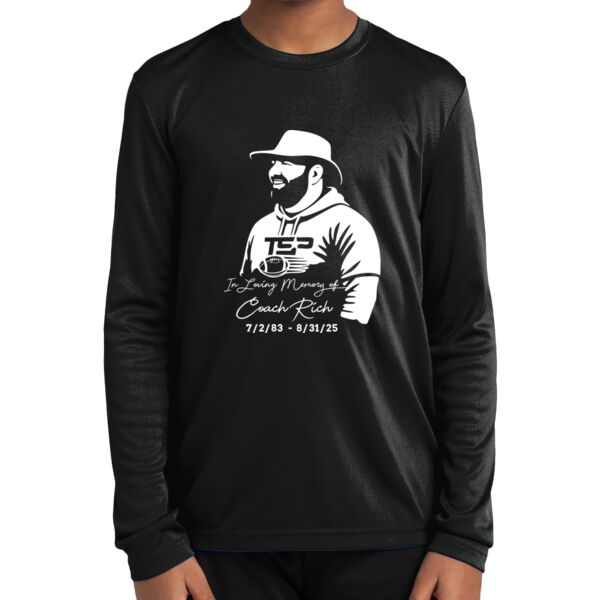 In Loving Memory of Coach Rich – Dri-Fit Cotton Long Sleeve Tribute Shirt Thumbnail