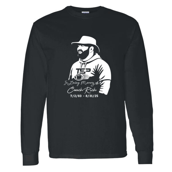 In Loving Memory of Coach Rich – 100% Cotton Long Sleeve Tribute Shirt Thumbnail