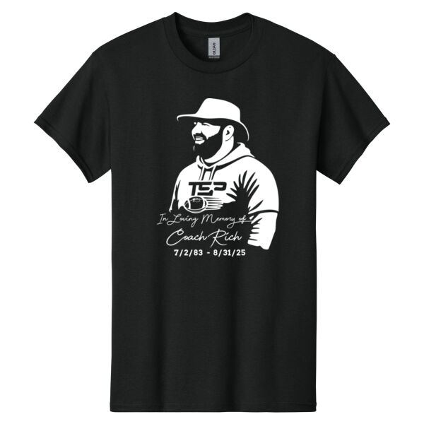 In Loving Memory of Coach Rich – 100% Cotton T-Shirt Thumbnail
